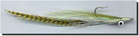 Cape Cod Sand Eel - Olive/White/Grizzly