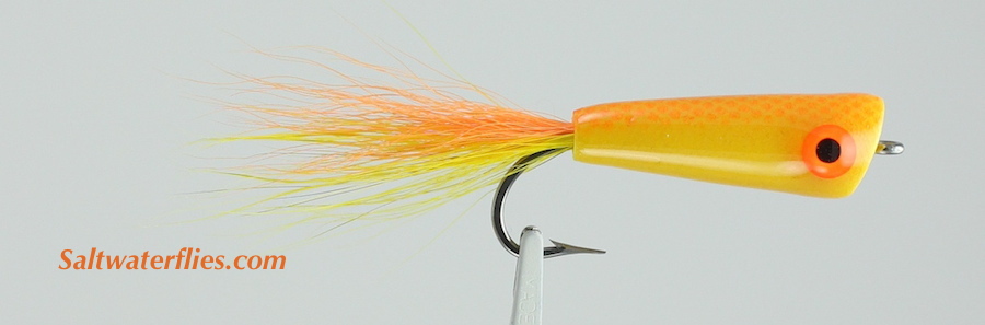 Pencil Popper Fly Orange Yellow