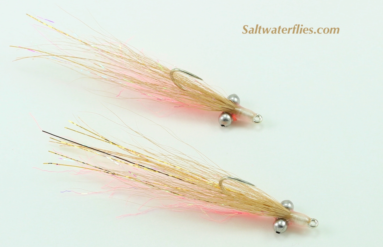 Beady Eye Baitfish Saltwater Fly - Bead Chain Eye Clouser Fly - Bead Eye Fly  - Baitfish Fly 